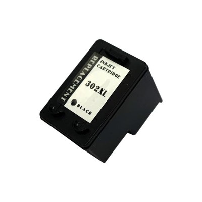 HP 302 Bk XL Ver.2 (F6U68AE BA3 No.302XL) Fekete Tintapatron Kompatibilis